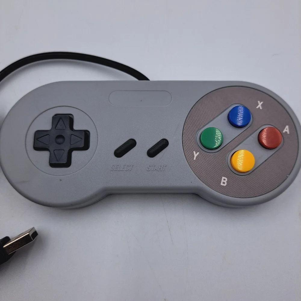 Wired Super Nintendo Style USB Gaming Controller